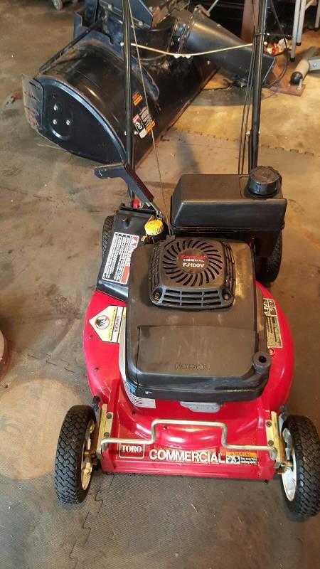 lot 71 image: Toro 22175 commercial push mower used tested works well