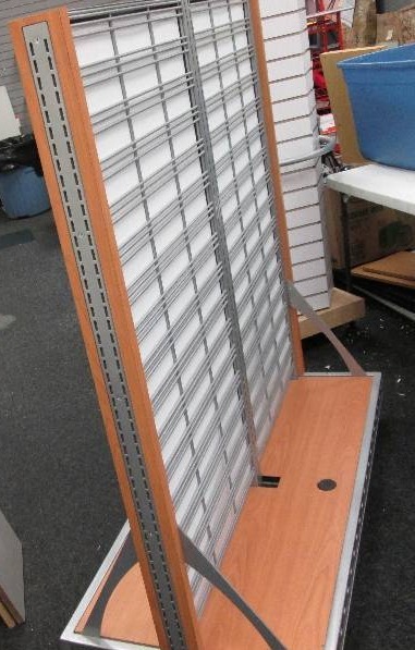 2 sided display on wheels 58 hx  44...