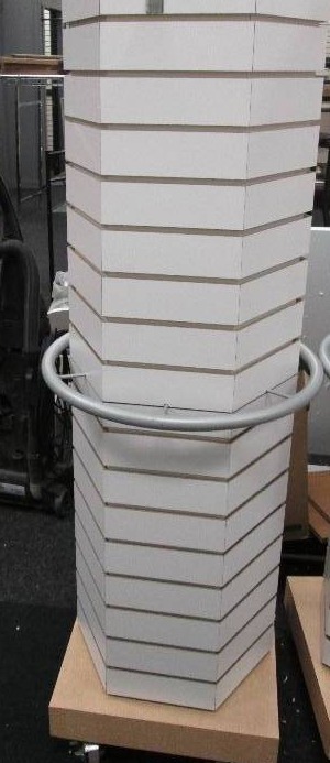 Revolving hexagonal shaped display ...