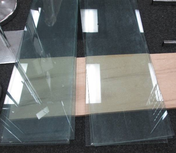 Glass shelving...