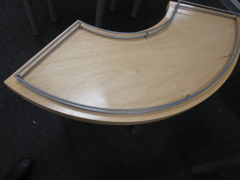 Heavy duty wooden display table...