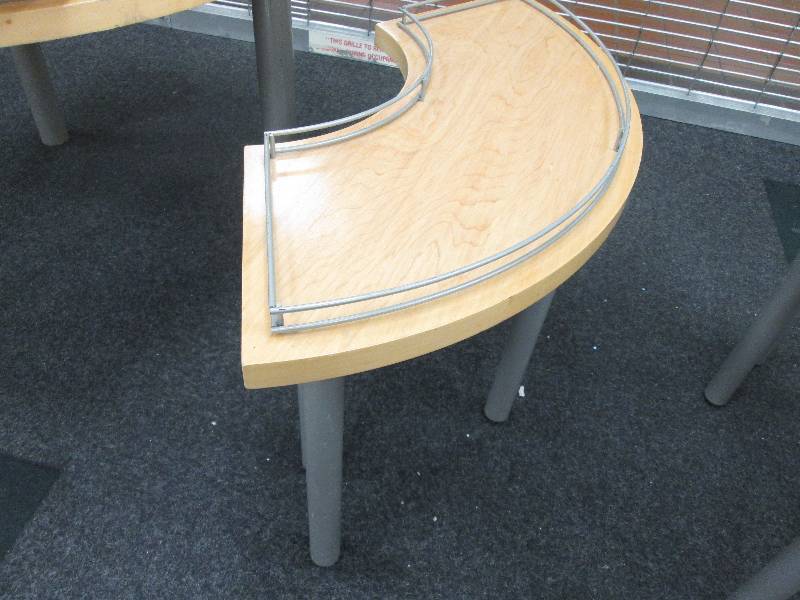 Heavy duty wooden display table...
