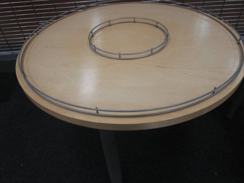 Heavy duty wooden display table...