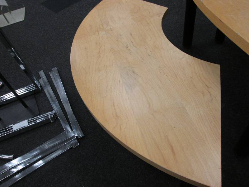 Heavy duty wooden display table...