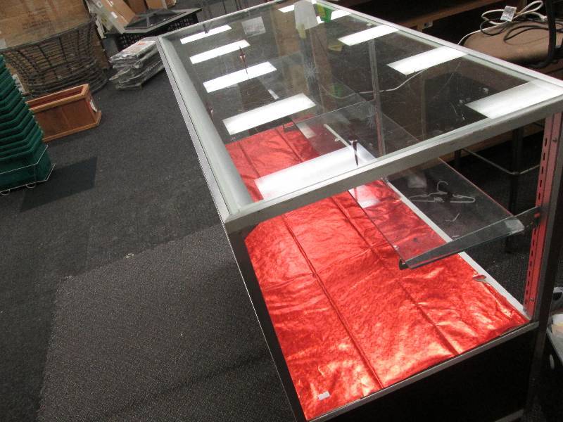 Glass display case...