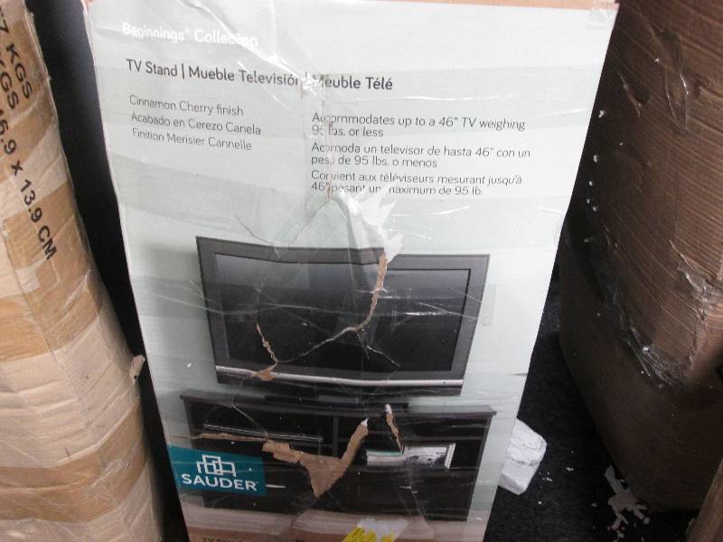 Sauder cinnimon cherry finish TV st...