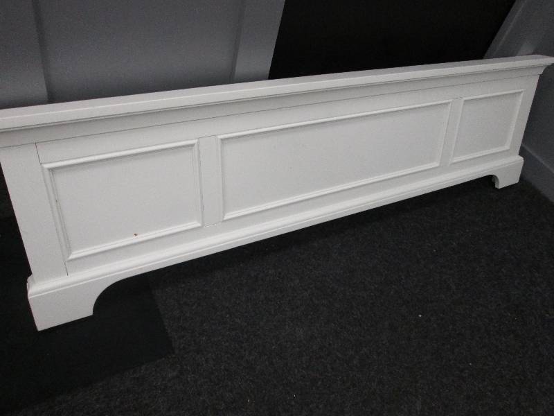 white bed foot board 65 wide ...