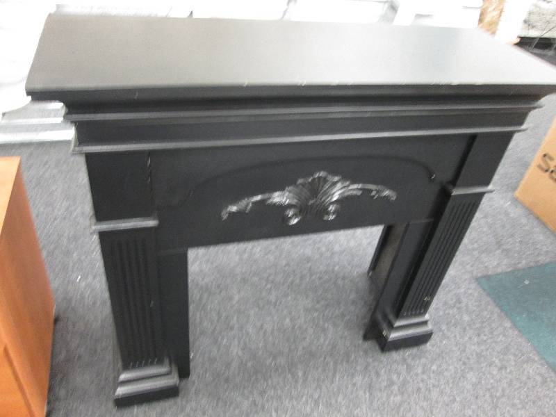 black fire place mantal 42 wide x ...