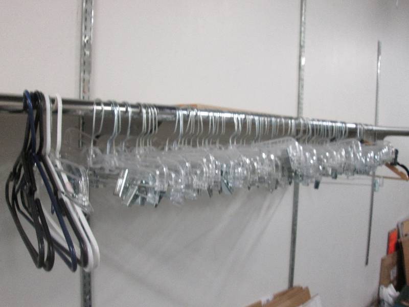 lot of clip pants hangers ...