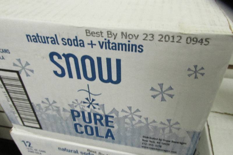 14 12 can cases of SNOW all natural cola beverage.  A great way to enjoy healthy cola drink