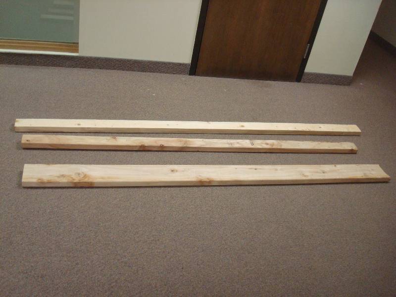 lot 30 image: Three Wood Boards, Some Imperfections