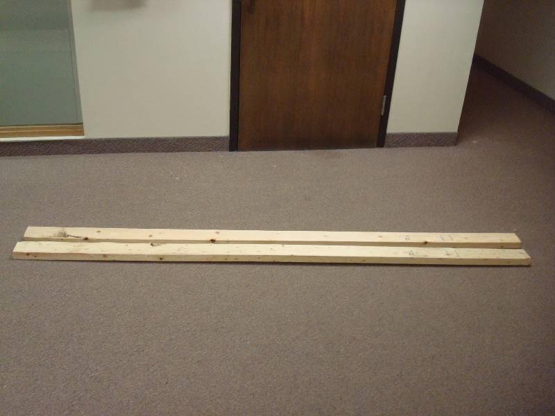 lot 32 image: Two Wood Boards, Some Imperfections