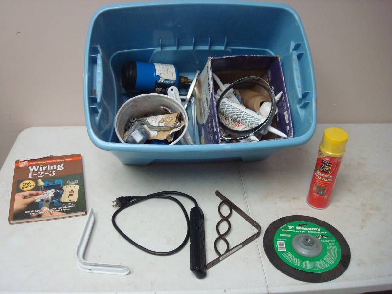 lot 39 image: Bin With Some Hardware