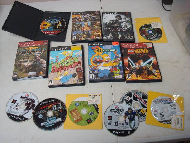 lot 103 image: Lot Of PlayStation 2 Video Games PS2, Some Scratched