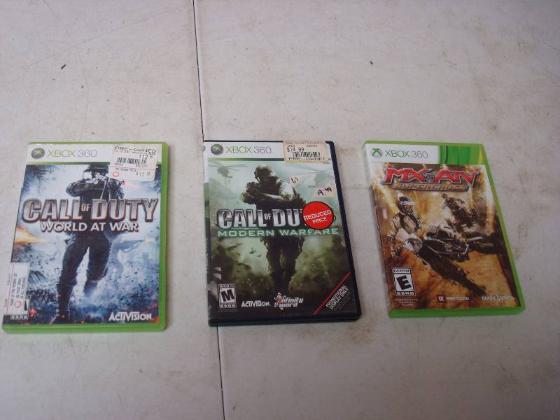 lot 109 image: Lot Of XBOX 360 Video Games, Call Of Duty, One Has Some Scratches