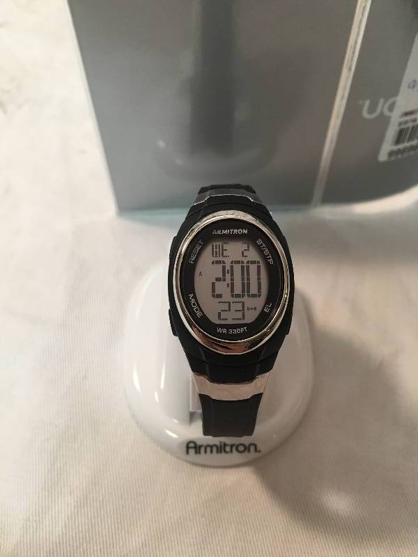 Armitron Ladies Oval Black Digital Sport Watch