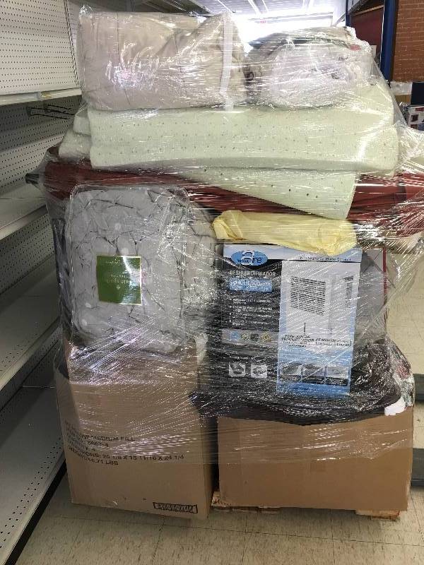 pallet of repairable merchandise