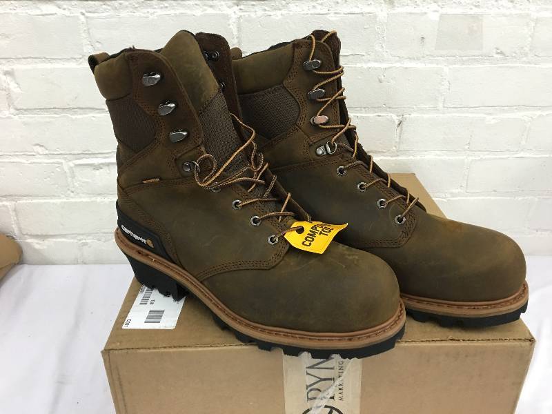 Carhartt Mens 8 Composite Toe Logger Boot - Wide size 10