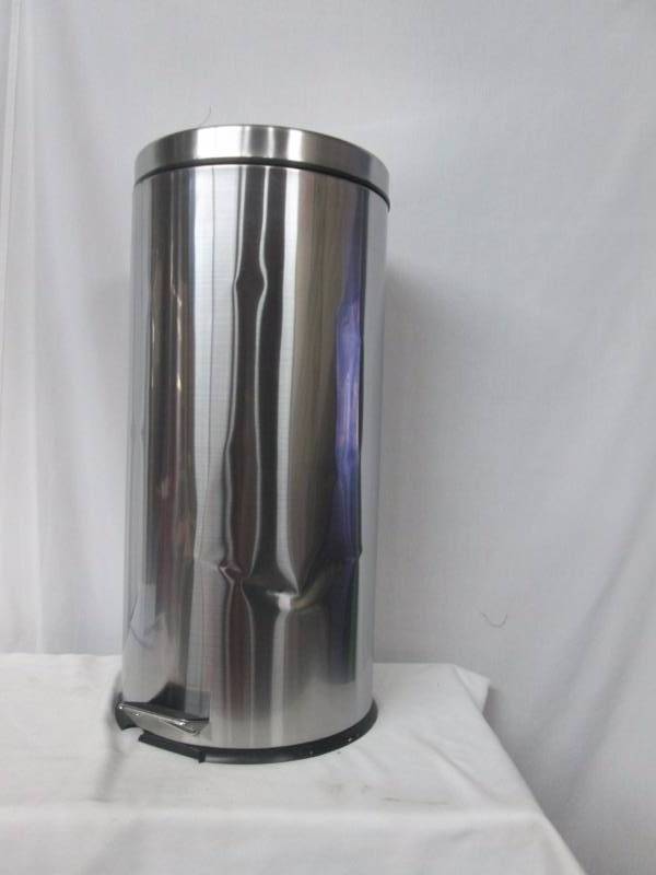 Alcove Brushed Stainless Steel Trash Can