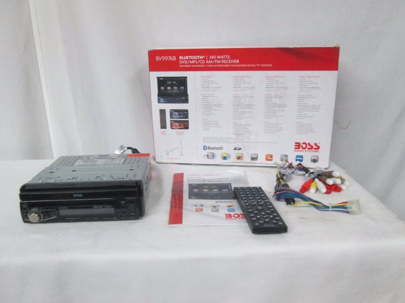 Boss DVD Bluetooth Car Stereo w 7 Touch Screen