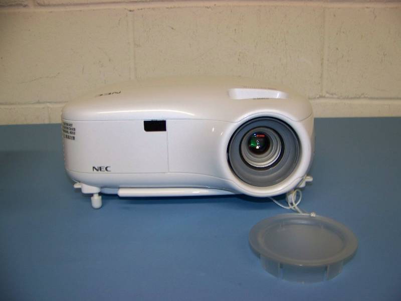 lot 23 image: NEC, LT380, LCD Projector with Remote Control and Travel Bag
