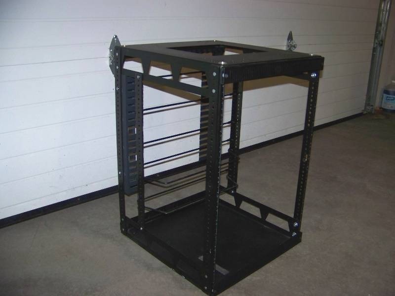 lot 88 image: Mid-Sized, Metal, Audio  Video Equipment  Component Rack