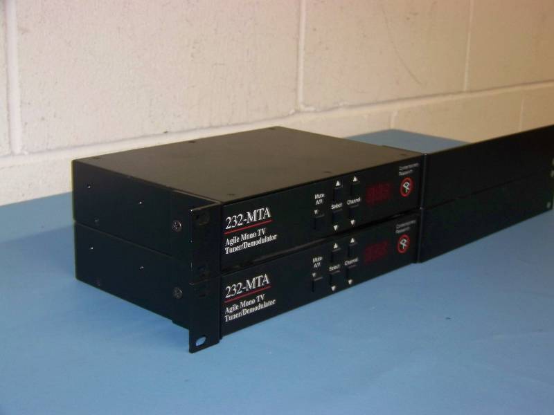 lot 62 image: (2) Contemporary Research, Agile Mono TV Tuners  Demodulators