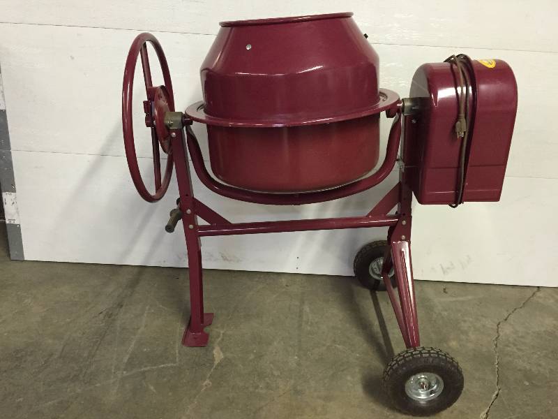 NORTHERN INDUSTRIAL CONSTRUCTION CEMENT MIXER 4.1 CU FT APRIL SHOP