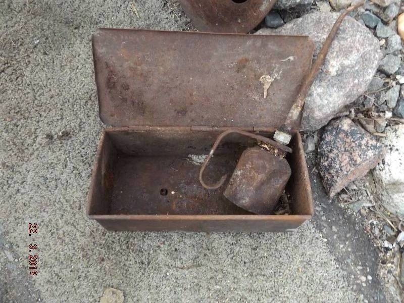 Antique Oil Can & Tractor Tool-Box