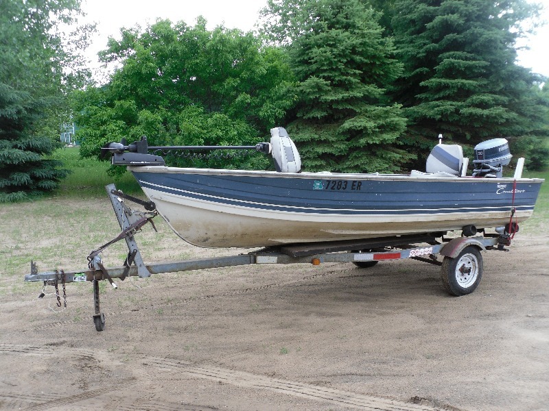 Crestliner Boat, Motor, Trailer