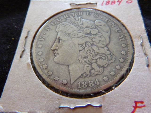 1884 O Morgan Silver Dollar