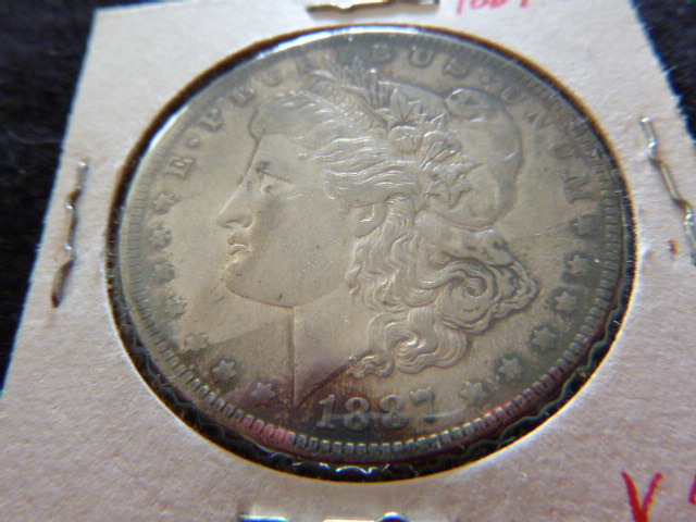 1887 O Morgan Silver Dollar