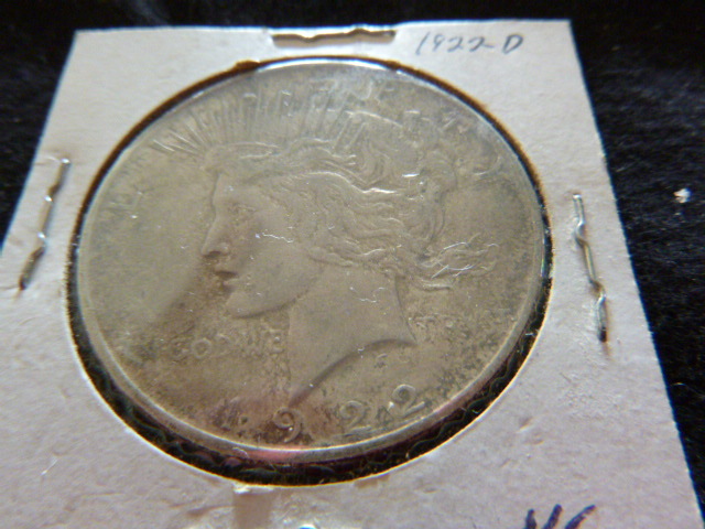 1922 D Peace Silver Dollar
