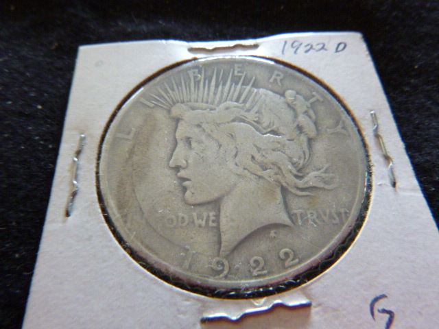 1922 D Peace Silver Dollar