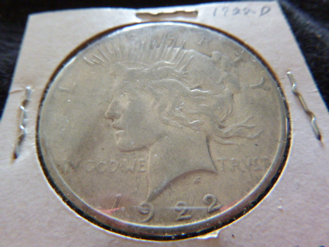 1922 D Peace Silver Dollar