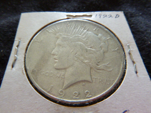 1922 D Peace Silver Dollar