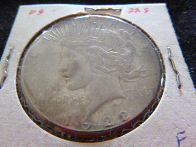 1922 S Peace Silver Dollar