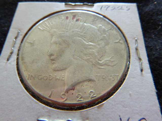 1922 S Peace Silver Dollar