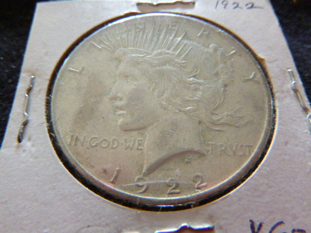 1922 Peace Silver Dollar