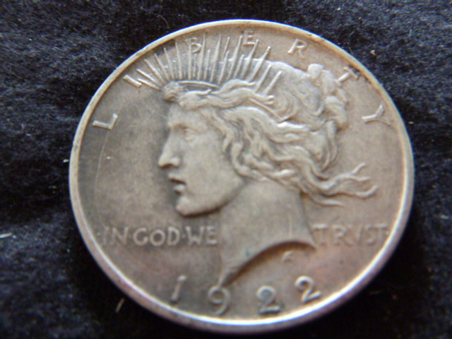 1922 D Peace Silver Dollar