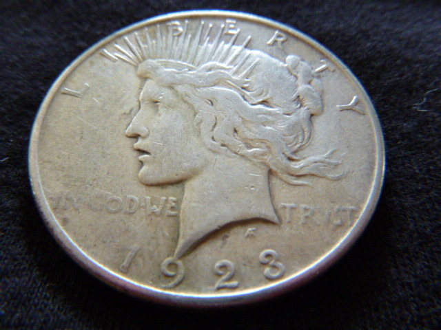 1923 S Peace Silver Dollar