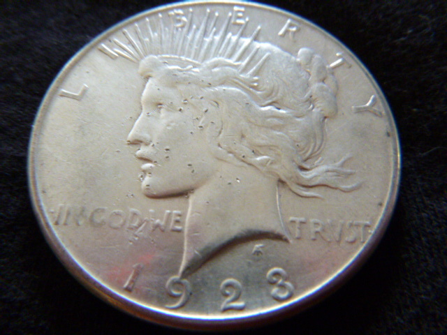1923 S Peace Silver Dollar