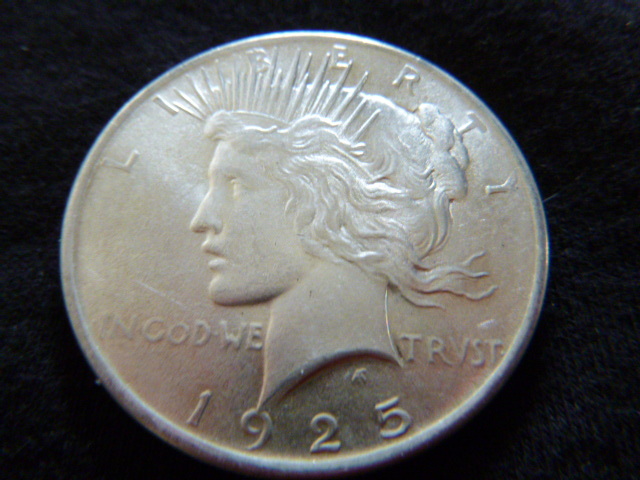 1925 Peace Silver Dollar