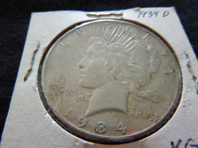1934 D Peace Silver Dollar