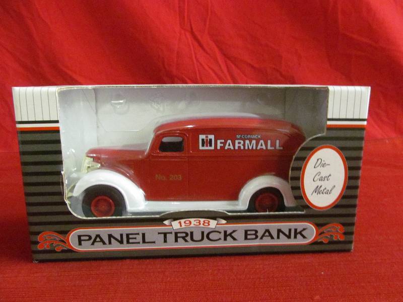 Farmall coin bank