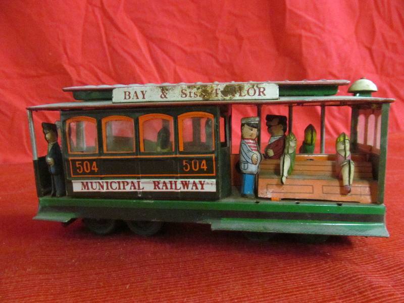 vintage trolley car