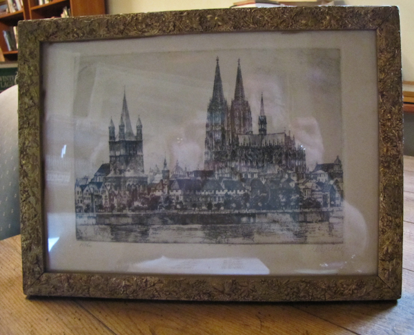 Vintage European City Sketch