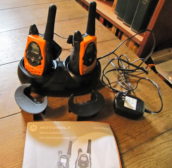 Motorola walkie talkies with charger