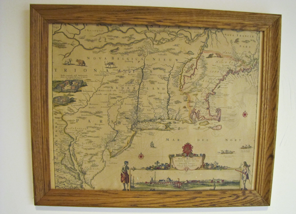 Framed Map 20 x 16