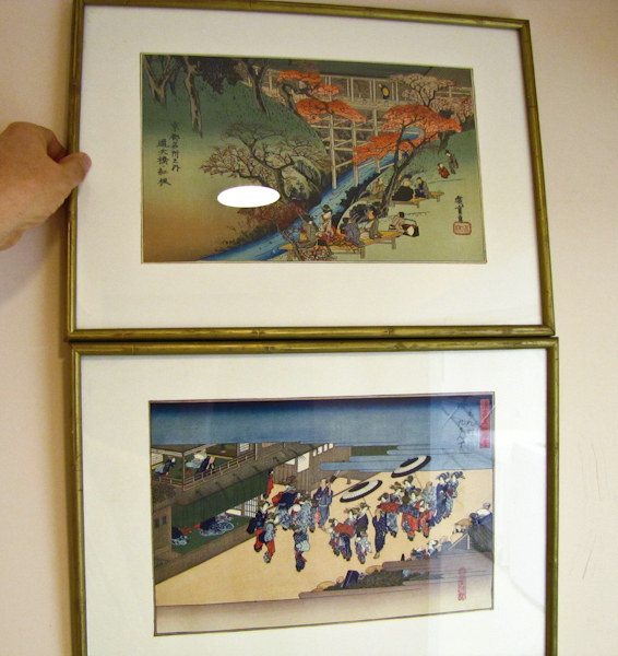 Two Framed Vintage Asia prints